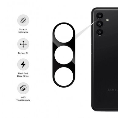[Užsakomoji prekė] Plėvelė kamerai Samsung Galaxy S23 Plus - Techsuit Full Camera Glass - Juodas  2
