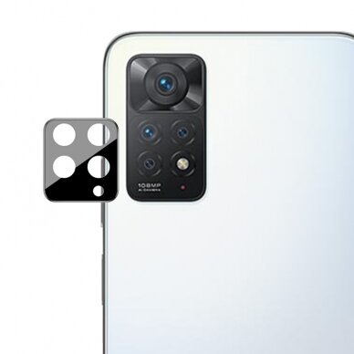 [Užsakomoji prekė] Plėvelė kamerai Xiaomi Redmi Note 11 Pro 4G / Note 11 Pro 5G - Mocolo Silk HD PRO Camera Glass - Juodas 2