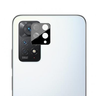 [Užsakomoji prekė] Plėvelė kamerai Xiaomi Redmi Note 11 Pro 4G / Note 11 Pro 5G - Mocolo Silk HD PRO Camera Glass - Juodas 3