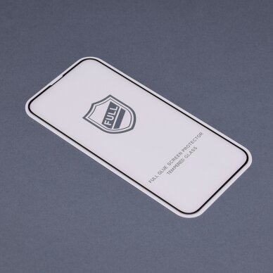 [Užsakomoji prekė] Apsauginis stikas iPhone 13 / 13 Pro / 14 - Lito 2.5D FullGlue Glass - Juodas 1