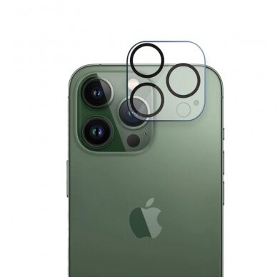 [Užsakomoji prekė] Apsauginis stikas iPhone 13 Pro / 13 Pro Max - Lito S+ Camera Glass Protector - Juodas/Skaidrus 1