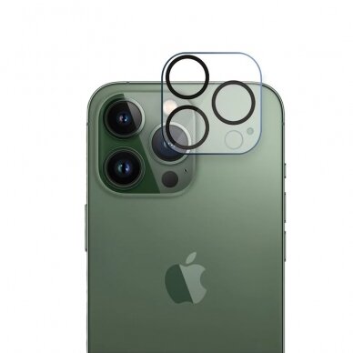 [Užsakomoji prekė] Apsauginis stikas iPhone 14 Pro / 14 Pro Max - Lito S+ Camera Glass Protector - Juodas/Skaidrus 2