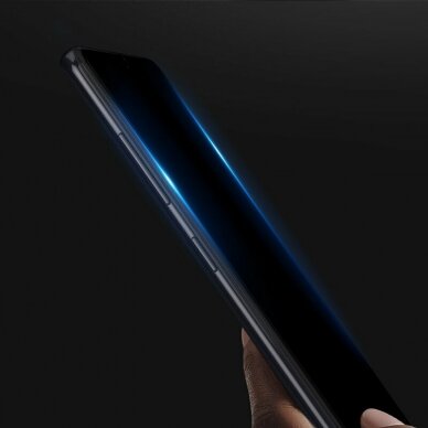 [Užsakomoji prekė] Apsauginis stikliukas iPhone 15 Plus - Dux Ducis TempeRaudonas Glass - Juodas 2