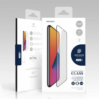 [Užsakomoji prekė] Apsauginis stikliukas iPhone 15 Plus - Dux Ducis TempeRaudonas Glass - Juodas 5