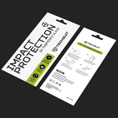 Akcija! Apsauginis stikas iPhone 7 Plus / 8 Plus - Techsuit 111D Full Cover / Full Glue Glass - Juodas  4