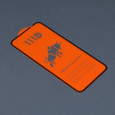[Užsakomoji prekė] Ekrano apsauga skirta Nothing Phone (1) - Techsuit 111D Full Cover / Full Glue Glass - Juodas TMT774 2