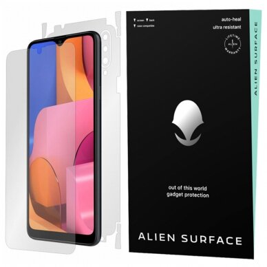 [Užsakomoji prekė] Ekrano ir korpuso apsauga skirta Samsung Galaxy A20s - Alien Surface Screen+Edges+Back - permatomas