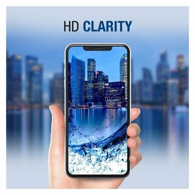 [Užsakomoji prekė] Apsauginis stikas Samsung Galaxy A54 - Lito 2.5D FullGlue Glass - Juodas  2