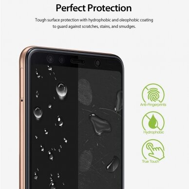[Užsakomoji prekė] Ekrano apsauga skirta Samsung Galaxy A7 2018 (2vnt) - Ringke Dual Easy Full - permatomas 5