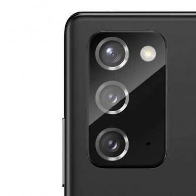 [Užsakomoji prekė] Kameros apsauga skirta Samsung Galaxy Note 20 / Note 20 5G - Lito S+ Camera Glass Protector - Juodas 1