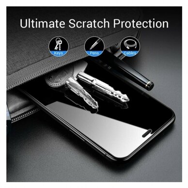 [Užsakomoji prekė] Ekrano apsauga skirta Samsung Galaxy S21 FE - Lito 2.5D FullGlue Glass - Juodas 3