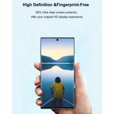 [Užsakomoji prekė] Ekrano apsauga skirta Samsung Galaxy S23 Ultra - Lito 3D UV Glass - permatomas THK749 5
