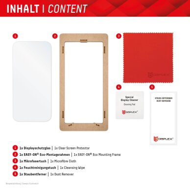 Akcija! Grūdintas stikliukas Samsung Galaxy S24 - Displex Real Glass 2D - Skaidrus  4