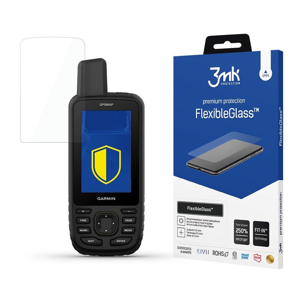 Garmin GPSMAP 67 3mk FlexibleGlass hibridinis stiklas Garmin GPSMAP 67 3mk FlexibleGlass hibridinis stiklas