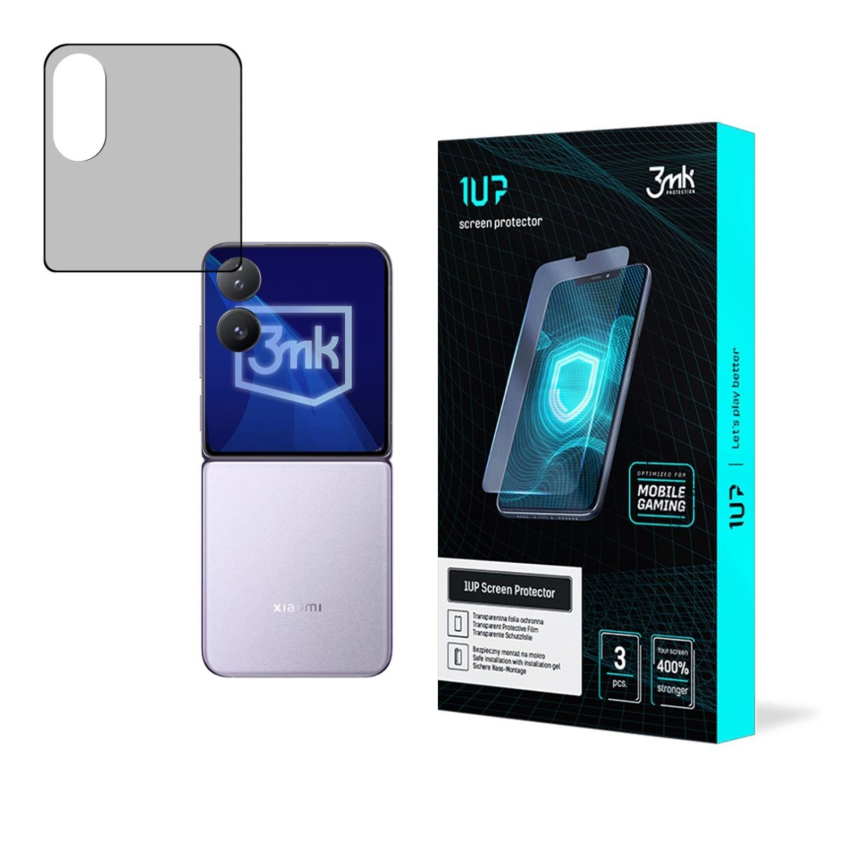 Xiaomi Mix Flip (priekinė) Žaidimų plėvelė 3mk 1UP Xiaomi Mix Flip (priekinė) Žaidimų plėvelė 3mk 1UP