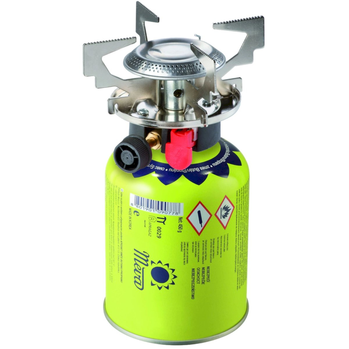 Gas camping stovegas cartridges (thread or valve) ATOS piezo igniter 1.8kW 4 Gas camping stovegas cartridges (thread or valve) ATOS piezo igniter 1.8kW 4
