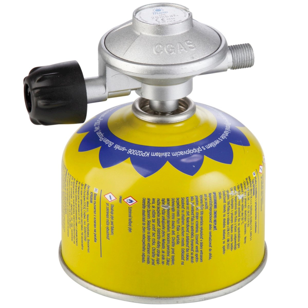 7/16 Dujų balionėliui skirtas slėgio reguliatorius 1 7/16 Dujų balionėliui skirtas slėgio reguliatorius 1