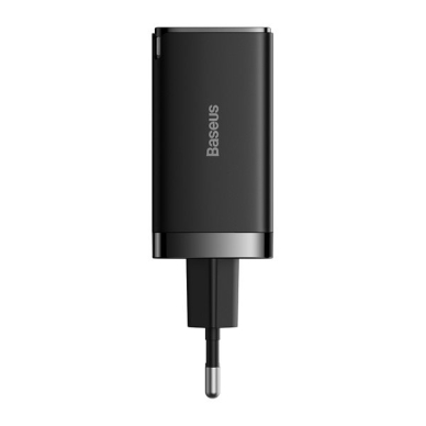 GaN 2xUSB C 1xUSB 65W fast charger Baseus GaN5 Pro + USB C - USB C 100W cable - Juodas 5 GaN 2xUSB C 1xUSB 65W fast charger Baseus GaN5 Pro + USB C - USB C 100W cable - Juodas 5