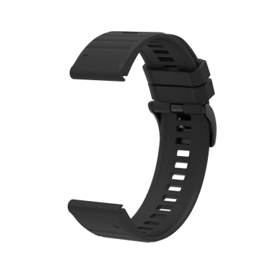 Garmin Fenix 3/5X/6X/7X Pro silikoninis dirželis – juodas 1