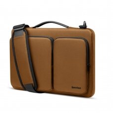 [Užsakomoji prekė] Krepšys laptop 16" - Tomtoc Defender Laptop Briefcase (A42F2Y1) - Brown
