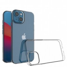 Dėklas Gel case Ultra Clear 0.5mm iPhone 14 Skaidrus