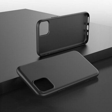Silikoninis dėklas iPhone 15 Pro Max Soft Case - Juodas 2