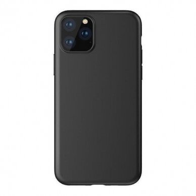 Silikoninis dėklas iPhone 15 Pro Max Soft Case - Juodas 3