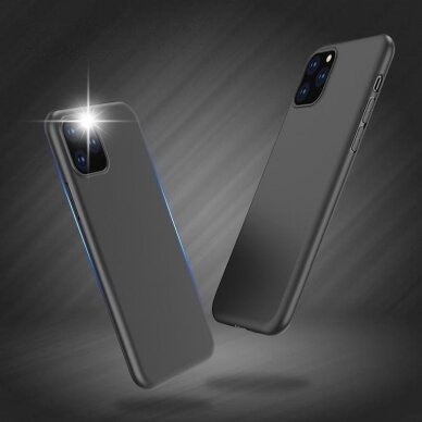 Silikoninis dėklas iPhone 15 Pro Max Soft Case - Juodas 4