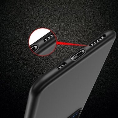 Silikoninis dėklas iPhone 15 Pro Max Soft Case - Juodas 6