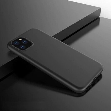 Silikoninis dėklas iPhone 15 Pro Max Soft Case - Juodas 7