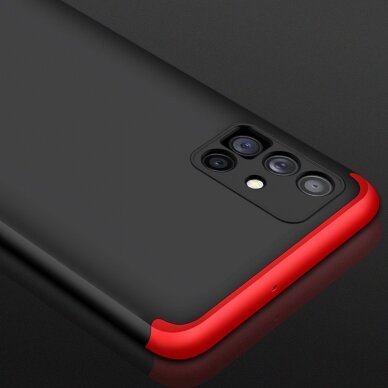Dėklas GKK 360 Protection Samsung Galaxy M51 Juodas-raudonas 10