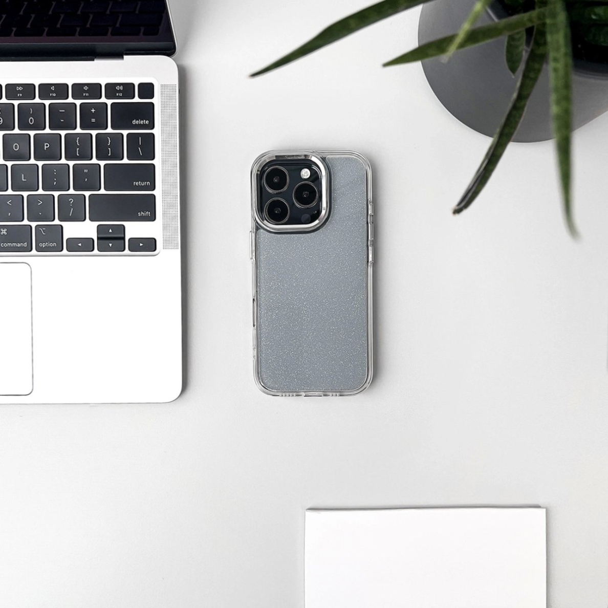 Samsung Galaxy A36 5G – Glitter dėklas - Skaidrus 2