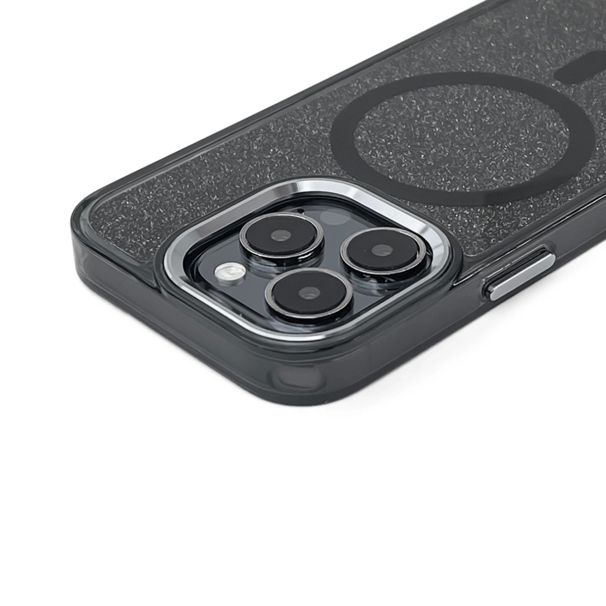 Samsung Galaxy A56 5G – Glitter dėklas su MagSafe - Juodas 1