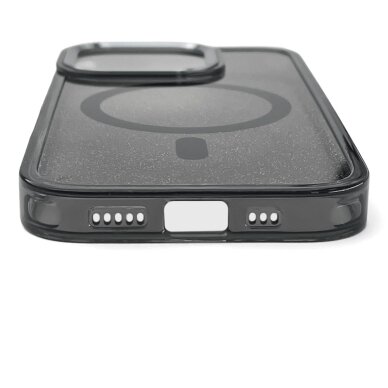 Samsung Galaxy S26 blizgantis MagSafe suderinamas dėklas – juodas 3