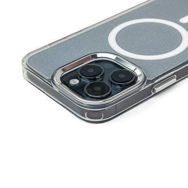 Samsung Galaxy S26 Ultra blizgantis MagSafe suderinamas dėklas – baltas 2 Samsung Galaxy S26 Ultra blizgantis MagSafe suderinamas dėklas – baltas 2