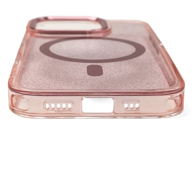 Samsung Galaxy A36 5G – Glitter dėklas su MagSafe - Rožinis 2