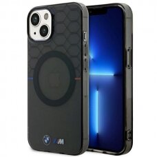 Telefono Dėklas Case BMW iPhone 14 Plus 6.7" Pilkas Pattern MagSafe GNZ022