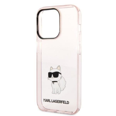 Telefono Dėklas Karl Lagerfeld Ikonik Choupette iPhone 14 Pro Max Skaidrus Rožinis  GNZ022 1 Telefono Dėklas Karl Lagerfeld Ikonik Choupette iPhone 14 Pro Max Skaidrus Rožinis  GNZ022 1