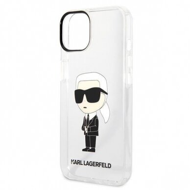 Telefono Dėklas Karl Lagerfeld Ikonik Karl na iPhone 14 Plus Skaidrus GNZ022 1 Telefono Dėklas Karl Lagerfeld Ikonik Karl na iPhone 14 Plus Skaidrus GNZ022 1