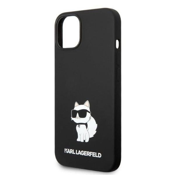Telefono Dėklas Karl Lagerfeld Silicone Choupette na iPhone 14 Plus Juodas GNZ022 1 Telefono Dėklas Karl Lagerfeld Silicone Choupette na iPhone 14 Plus Juodas GNZ022 1