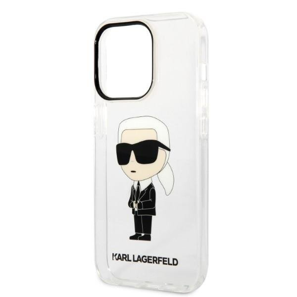 Telefono Dėklas Karl Lagerfeld Ikonik Karl na iPhone 14 Pro Skaidrus GNZ022 1 Telefono Dėklas Karl Lagerfeld Ikonik Karl na iPhone 14 Pro Skaidrus GNZ022 1