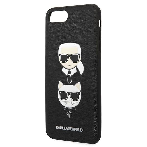 Telefono Dėklas Karl Lagerfeld Saffiano Karl&Choupette Head na iPhone 7 Plus / iPhone 8 Plus Juodas GNZ022 1 Telefono Dėklas Karl Lagerfeld Saffiano Karl&Choupette Head na iPhone 7 Plus / iPhone 8 Plus Juodas GNZ022 1