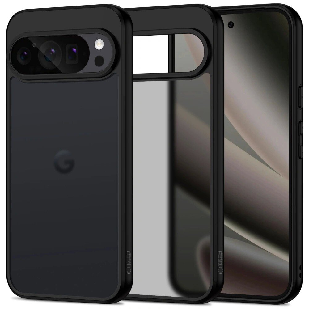 Google Pixel 10 Pro XL Tech-Protect Magmat dėklas – juodas Google Pixel 10 Pro XL Tech-Protect Magmat dėklas – juodas