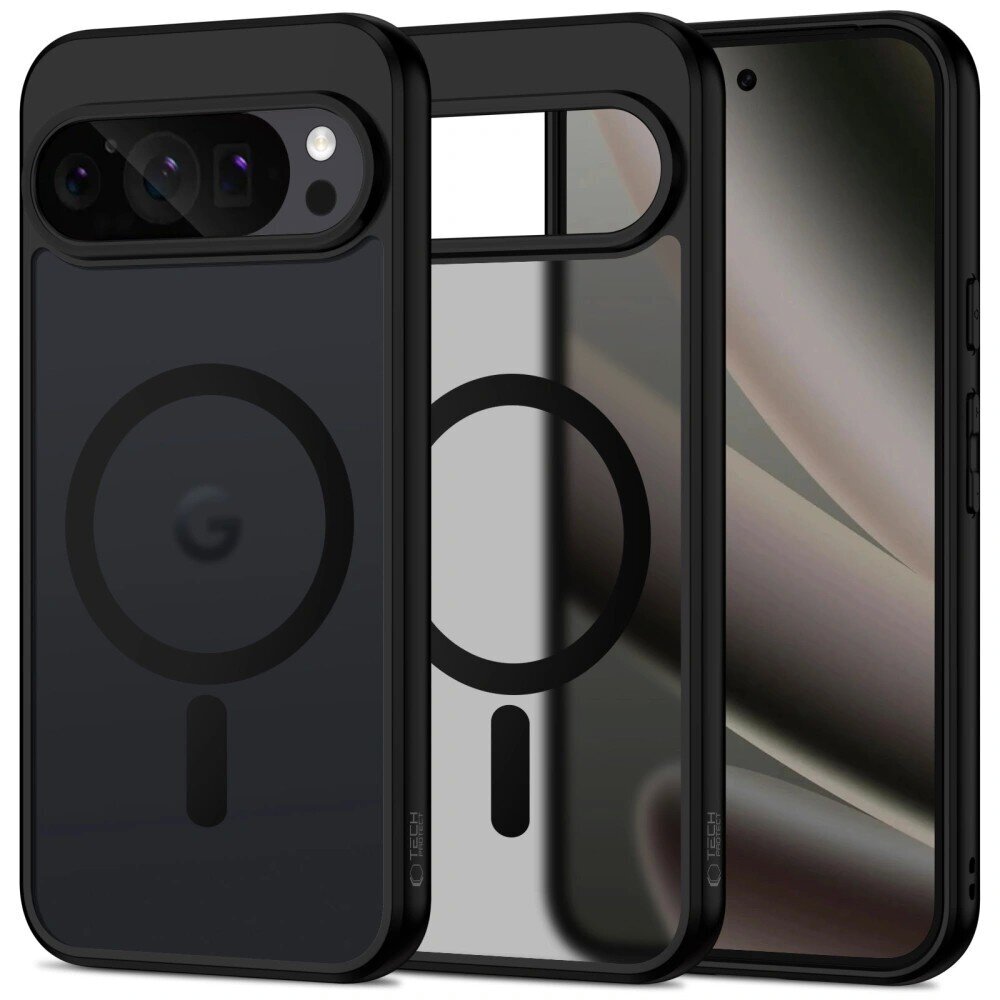 Google Pixel 10 Pro XL Tech-Protect Magmat Magsafe dėklas – juodas