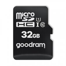 Goodram Microcard 32 GB micro SD HC UHS-I class 10 atminties kortelė, SD adapteris (M1AA-0320R12)