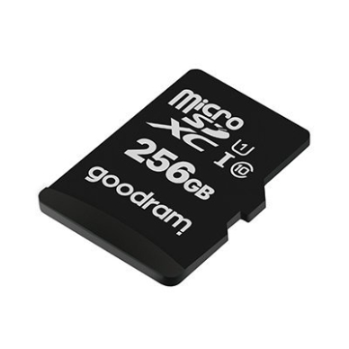 Goodram Microcard 256 GB micro SD XC UHS-I class 10 memory card, SD adapter (M1AA-2560R12) 4 Goodram Microcard 256 GB micro SD XC UHS-I class 10 memory card, SD adapter (M1AA-2560R12) 4