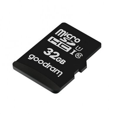 Goodram Microcard 32 GB micro SD HC UHS-I class 10 atminties kortelė, SD adapteris (M1AA-0320R12) 2