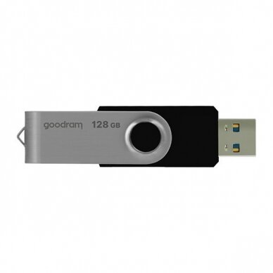 Goodram pendrive 128 GB USB 3.2 Gen 1 60 MB/s (rd) - 20 MB/s (wr) Atmintukas Juodas (UTS3-1280K0R11) 3