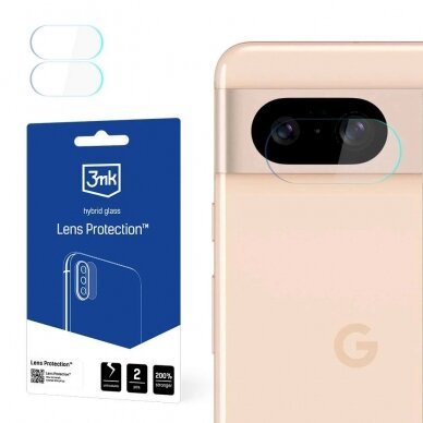 Google Pixel 8 5G - kameros apsauga 3mk Lens Protection™ Google Pixel 8 5G - kameros apsauga 3mk Lens Protection™