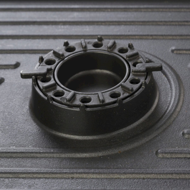 CAST IRON Kepsninės grotelės su degiklio funkcija dujinėms viryklėms 4